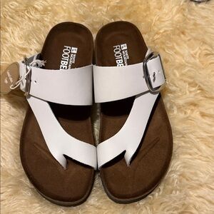 White Mountain White Sandals